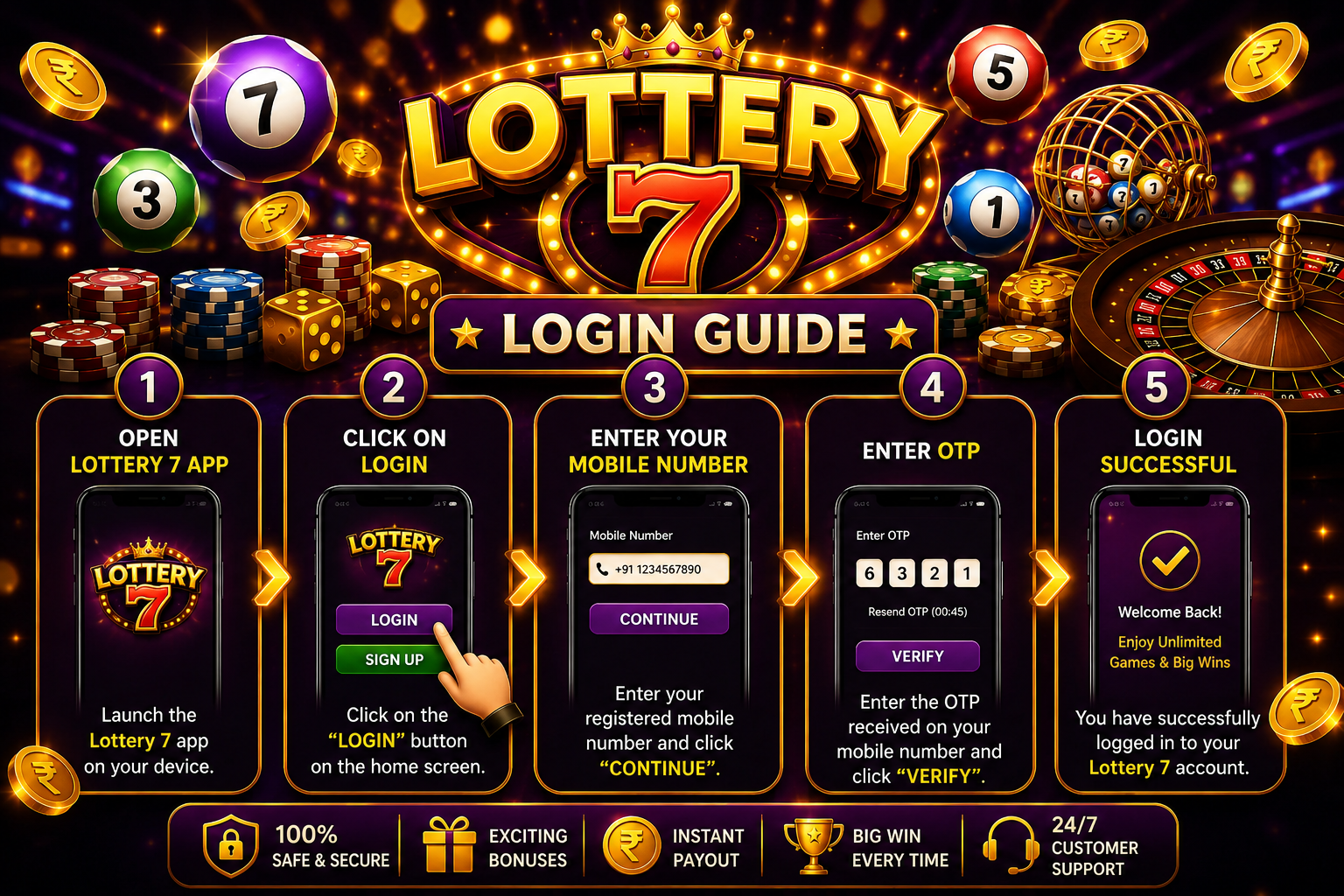 lottery7 login guide